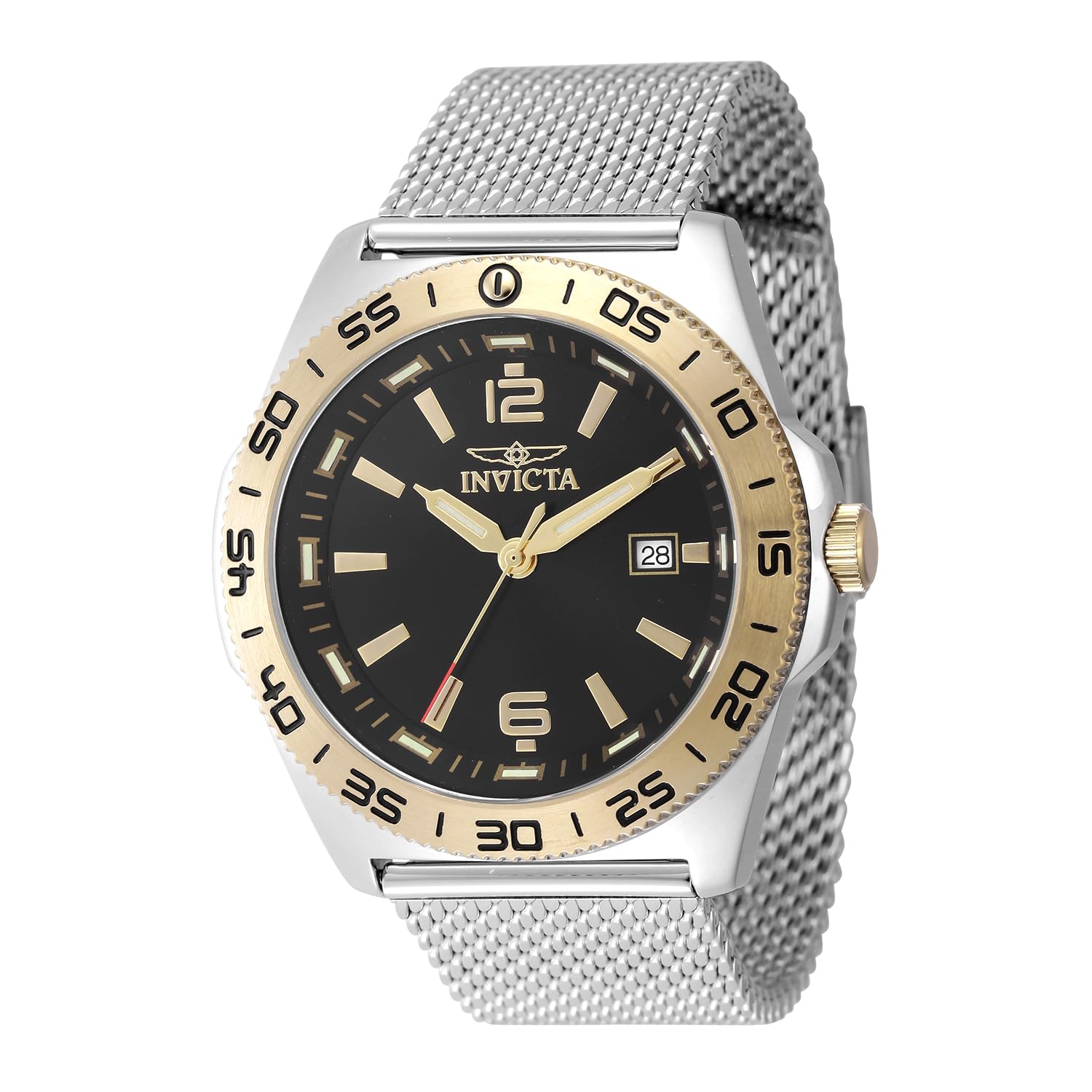 Invicta Men's Analog Quartz Watch with Stainless Steel Strap 48350