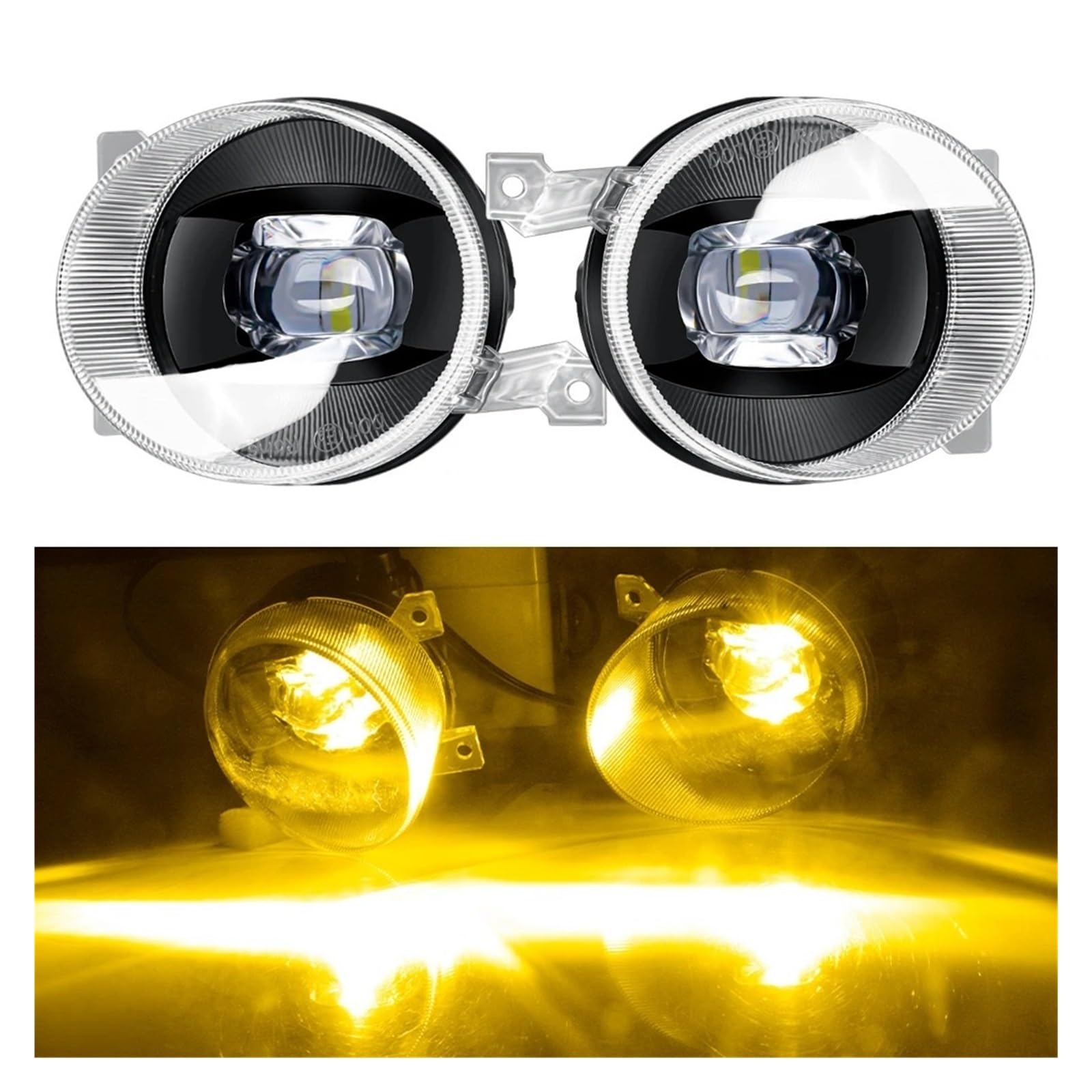 Faro Delantero Lámpara Antiniebla Lente LED Coche 30W 8000LM Montaje Luz Antiniebla Canbus Para Benz Para Sprinter W907 W910 2019 2020 2021 2022 2023 Faros Antiniebla