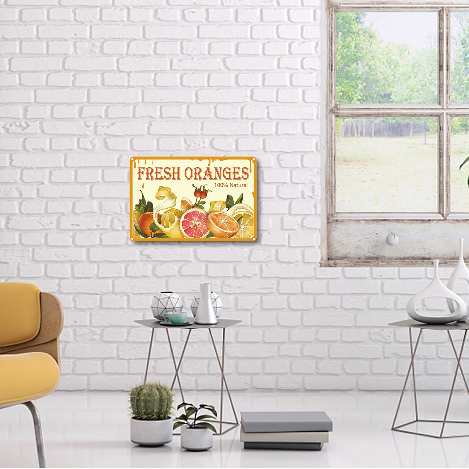 CREATCABIN 2pc Targa in Metallo Targa in Metallo Hot Burgers Birra Cibo Retro Vintage Divertente Wall Art Murale Hanging Iron Painting Casa Giardino Cucina Soggiorno Ufficio Garage 12 x 8 Pollici