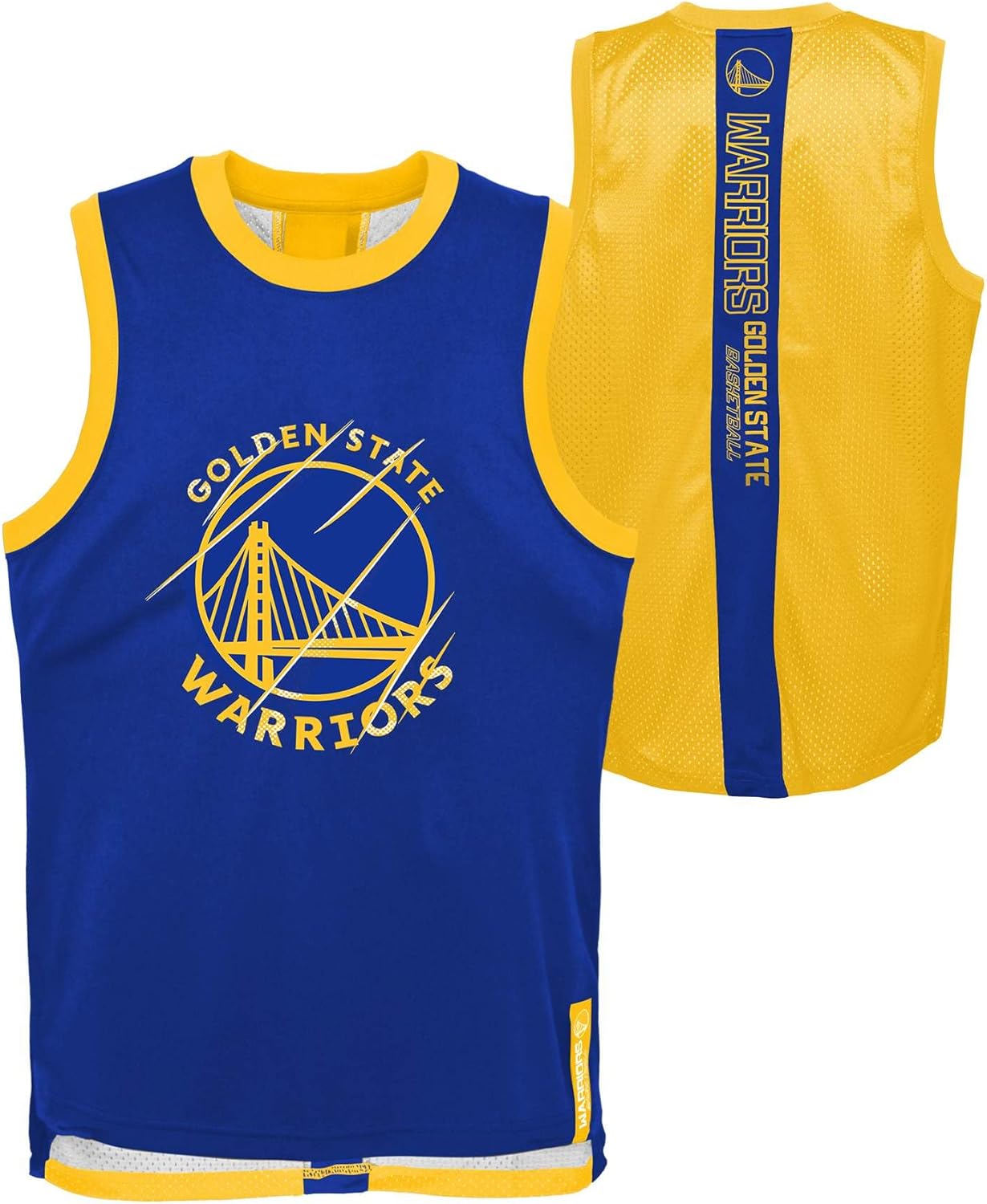 NBA Kids Youth 4-20 Primary Logo Alley-OOP Shooter Performance Jersey Tank