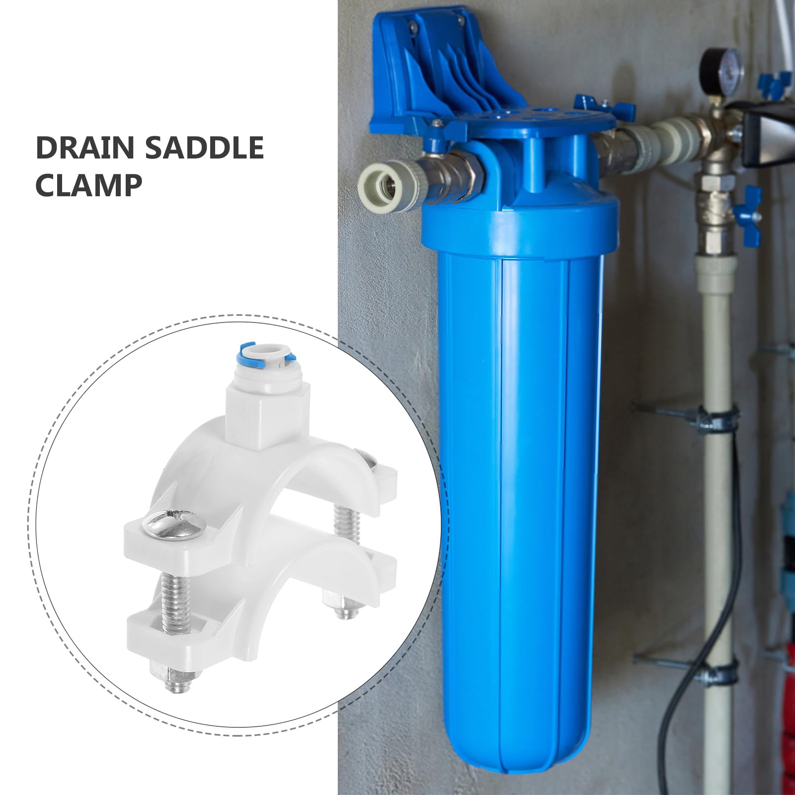 Válvula de desagüe para sillín, pinza para debajo del fregadero, filtros para el agua de válvulas de filtración de inversa, herramientas de reparación