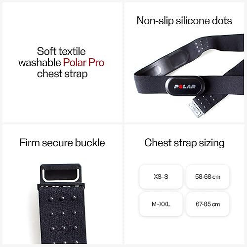 Miniatura 5 de Polar H10 Heart Rate Monitor Chest Strap - ANT  Bluetooth Waterproof HR Sensor for Men and Women