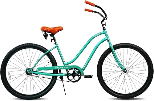 Miniatura 8 de Tracer ACE - Bicicleta crucero de playa de una sola velocidad de 26 pulgadas con freno de posavasos para hombres y mujeres, varios colores
