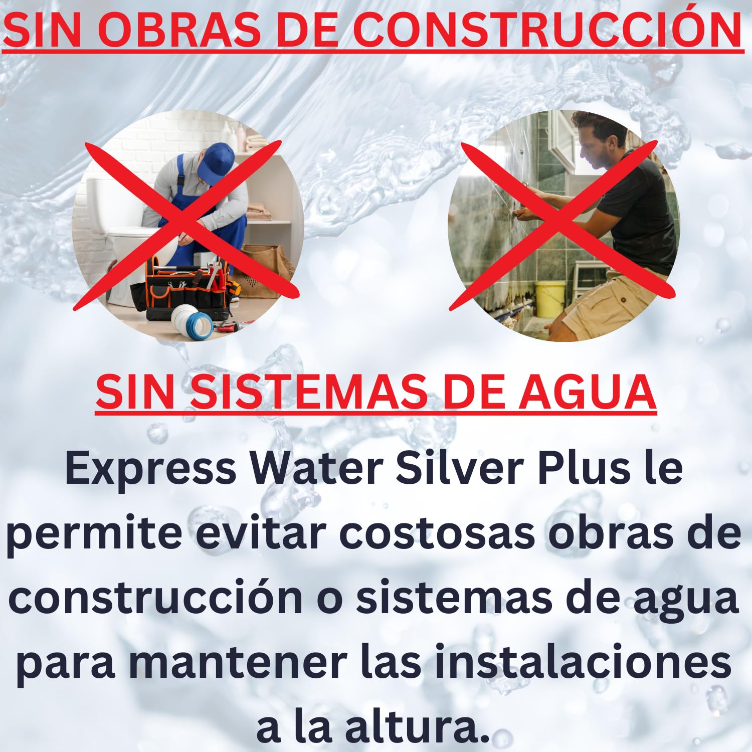 Express Water Silver Plus, Fregadero para Lavabo, Portátil Autónomo Transportable, con Depósito de Agua, en Acero Inoxidable, con Mando por Pedal, Certificado, Completo con Accesorios