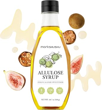 MONKSHUSHU Monkushushu Alrose Syrup 530g - Low Calorie, Sugar-Free, Natural Sugar Substitute, Same Sweetness as Sugar, Liquid Sweetener