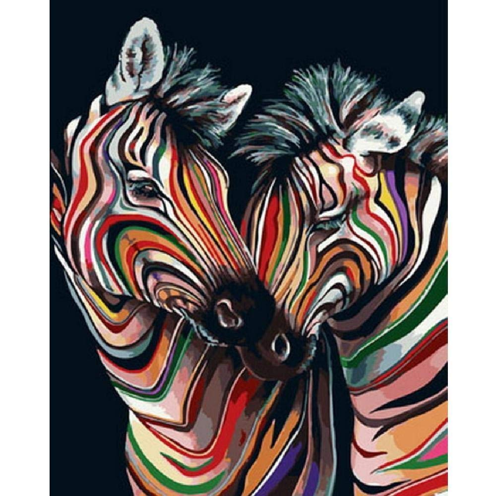 Wooden Jigsaw Puzzle 1000 Pieces,Education DIY Colorful Zebra Adult Leisure Creative Crossword Game Children Educational Toys Best Gift