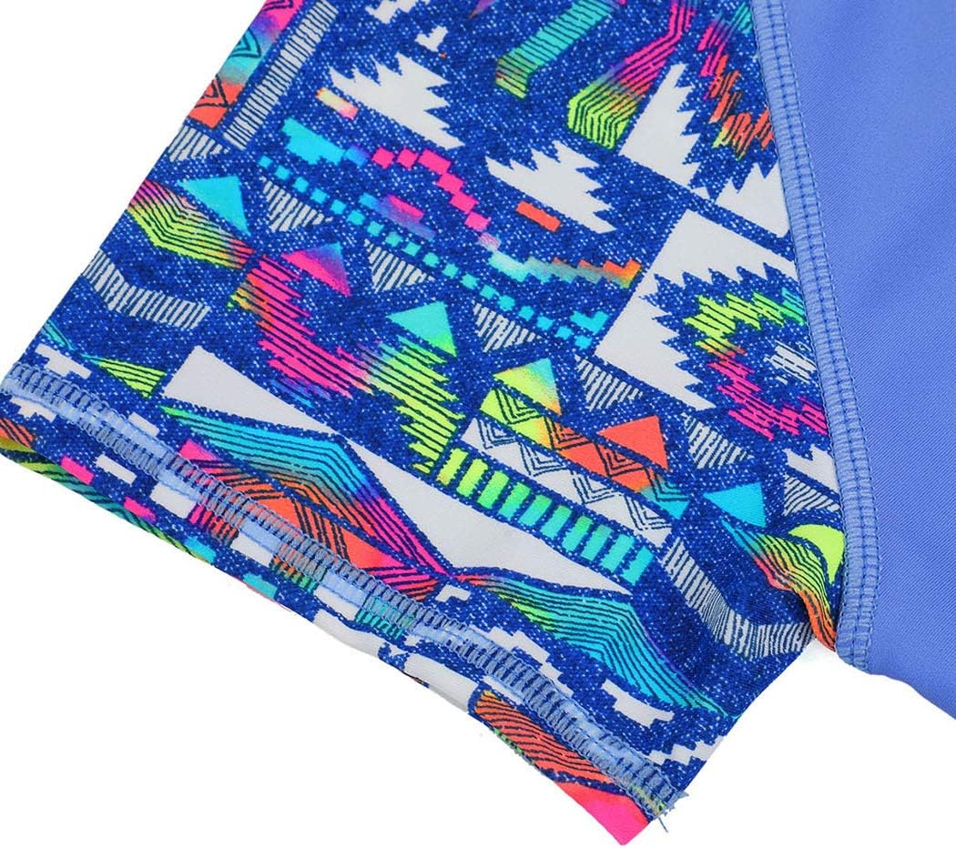 DUSISHIDAN Unisex Rash Guard Swimsuits Set Sun Protection UPF 50+ Swimsuit