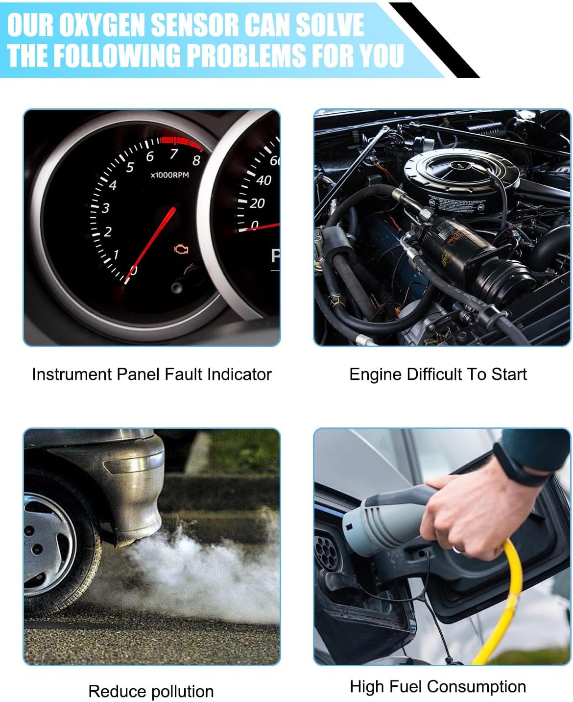 TAUTOY 2PCS 250-241123 250-54046 O2 Oxygen Sensor Upstream and Downstream (2.4L L4) for Honda CRV 2005-2006,250241123,25054046