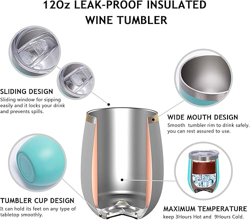 Miniatura 3 de Vaso aislado de tortuga marina con tapa, regalos de tortugas marinas para mujeres, regalos de playa con temática del océano para amigos, mamá,