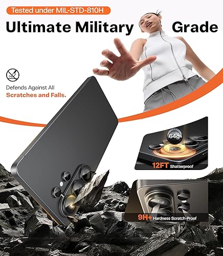 Vista 3 de TORRAS Protector de lente para Samsung Galaxy S26 Ultra, ajuste perfecto 1:1 y transparente HD, [9H +] grado militar, compatible con fundas