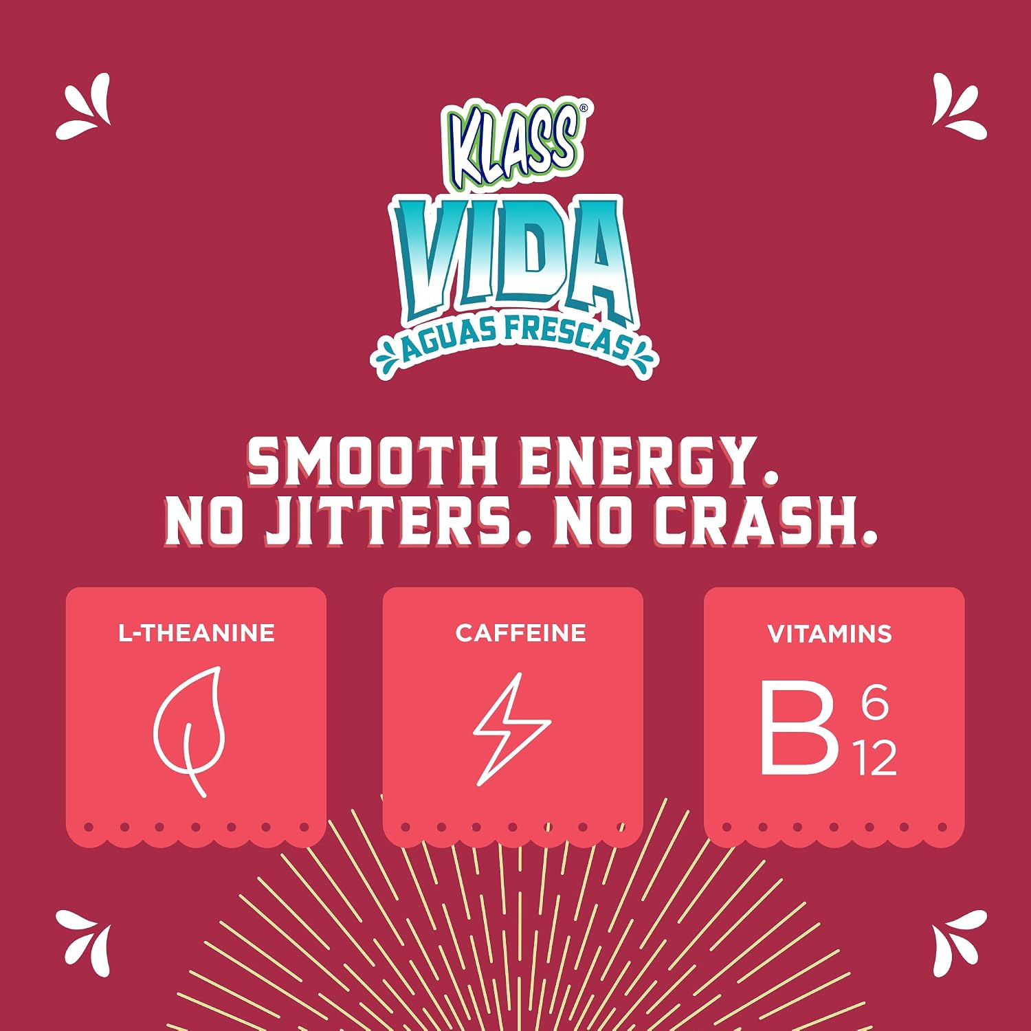 KLASS VIDA Energy + Hydration | Strawberry Watermelon | 15 Sticks image 4