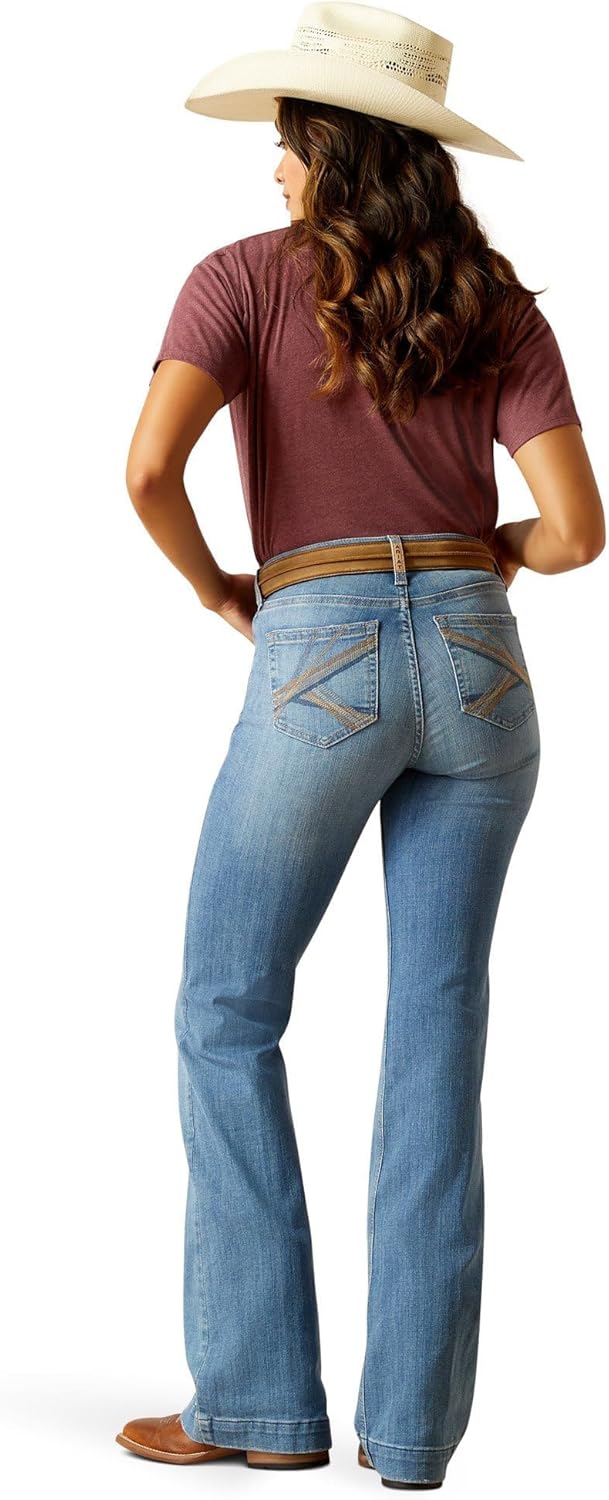 Back view of Ariat Women's HR Alice Slim Trouser on a model