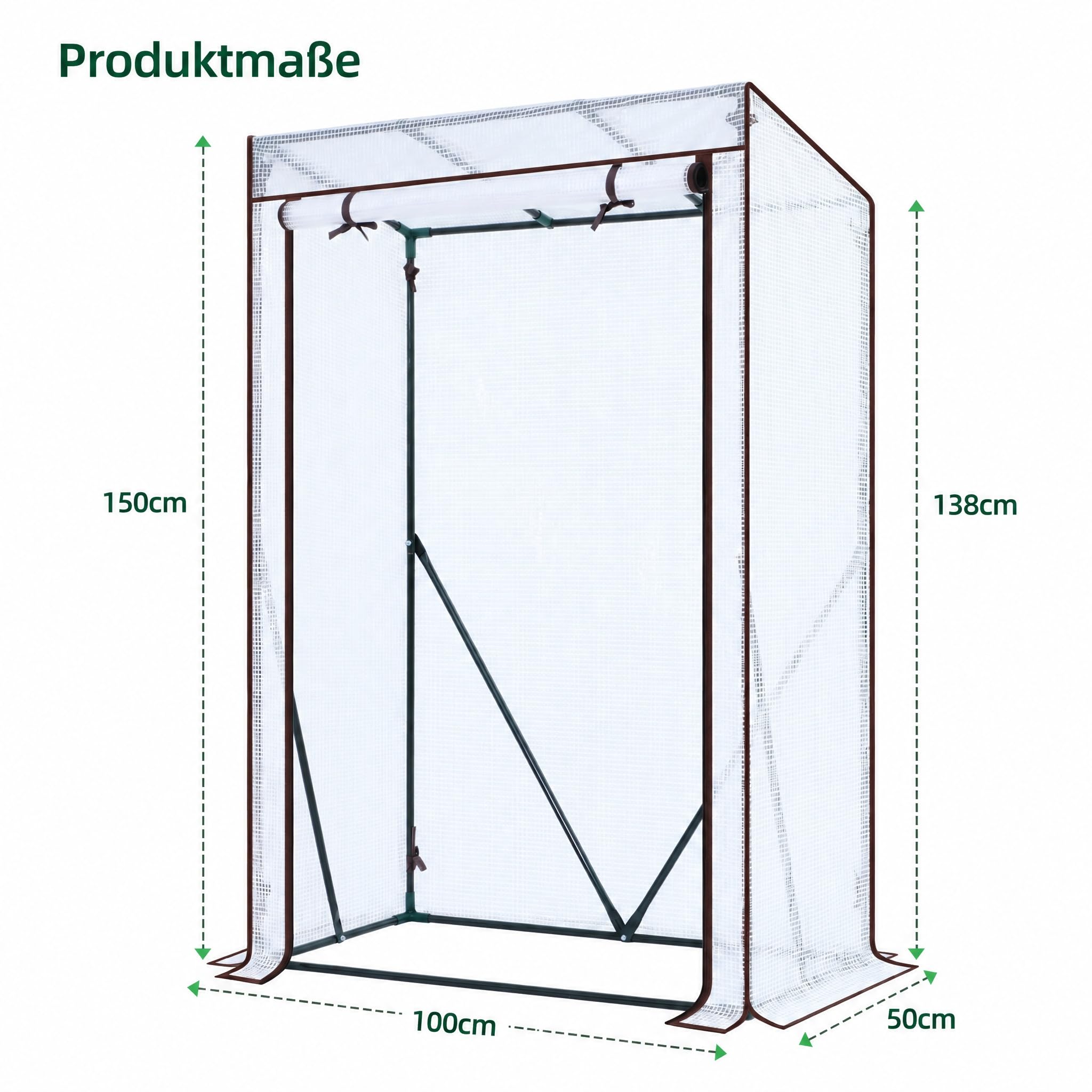 Ohuhu Petite serre en film de qualité supérieure pour protection hivernale