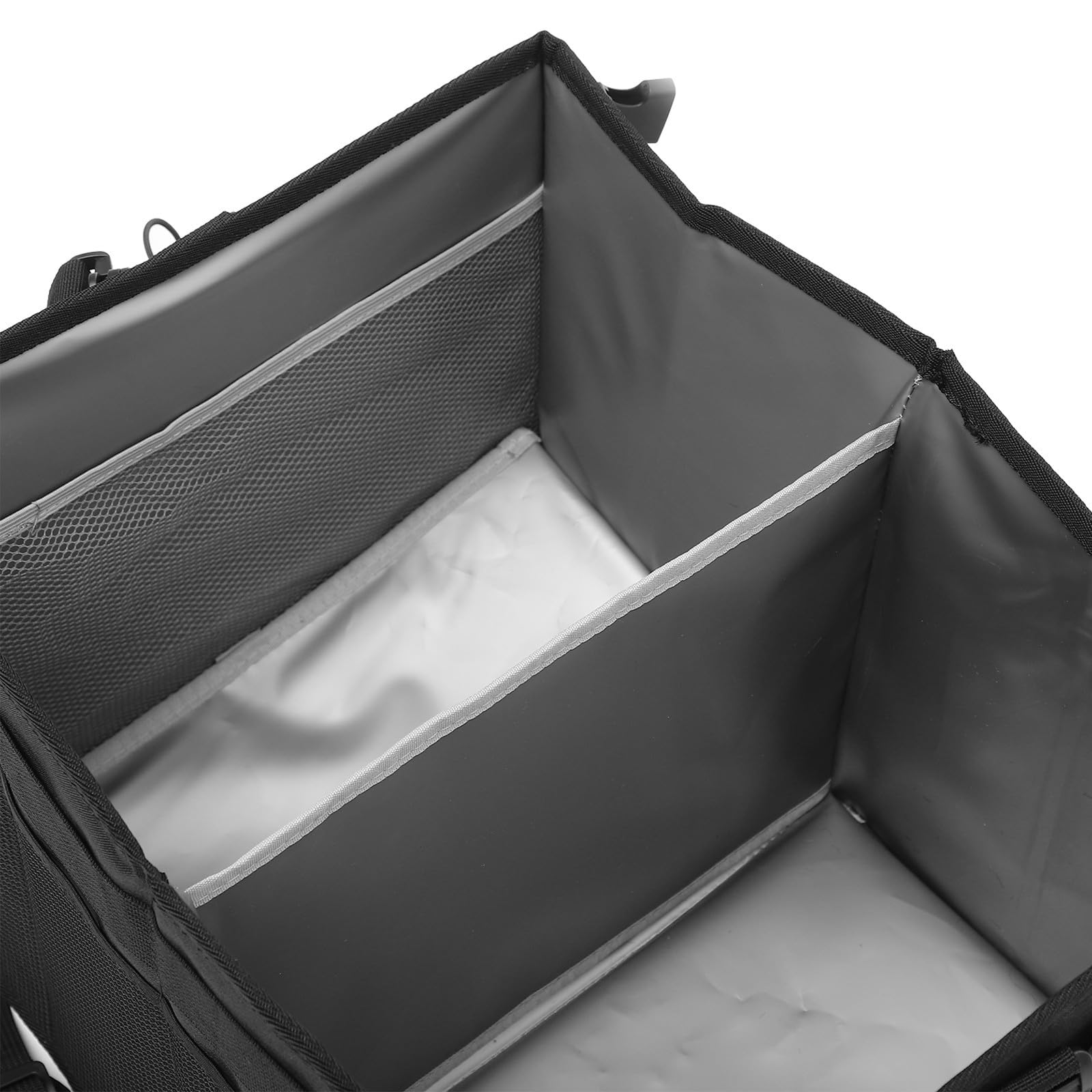 MAGICLULU Organizer Scatola Porta Attrezzi per Barbecue Pieghevole Oxford Nero e Condimenti Contenitore Grande per Picnic e Cortili per Utensili da Griglia