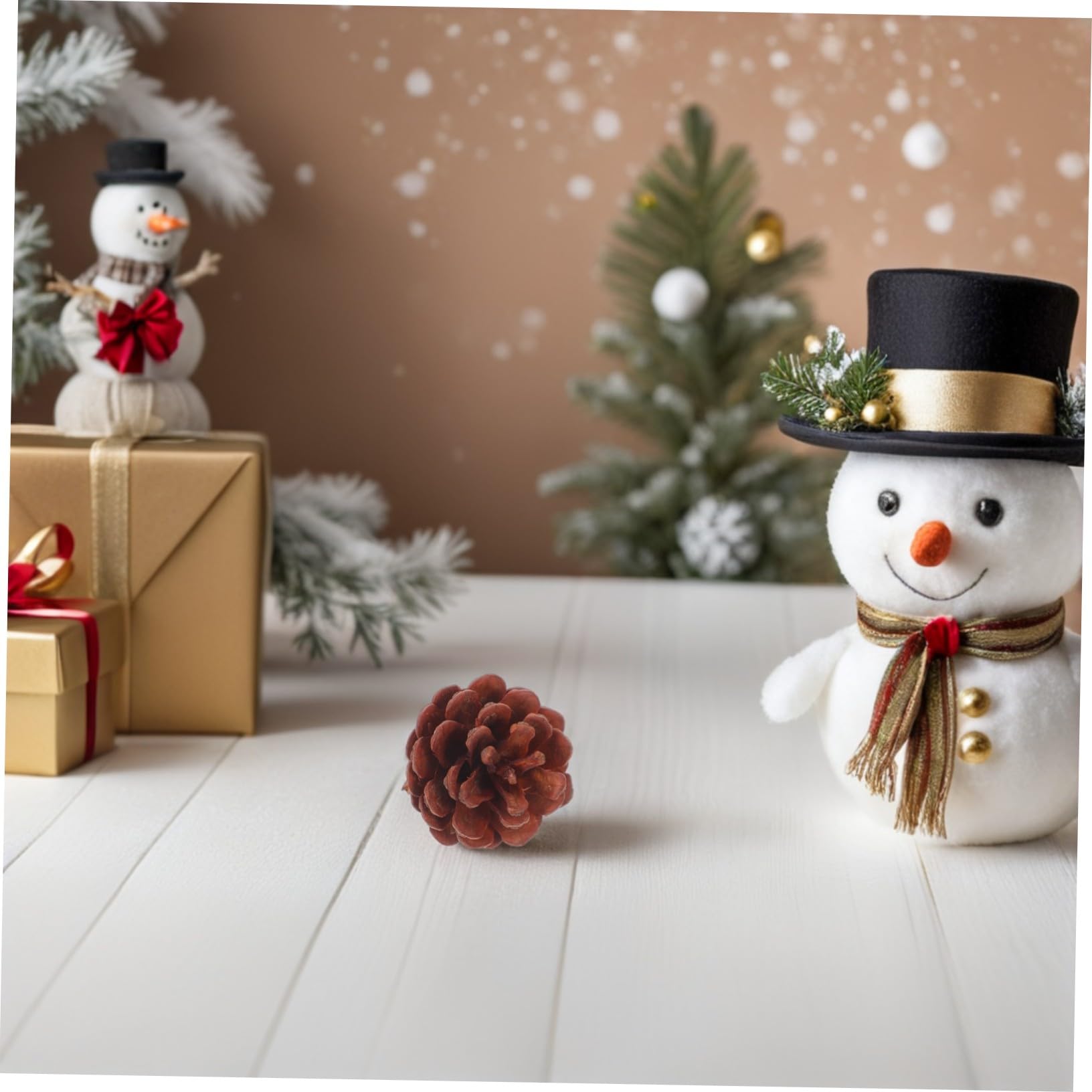 Ciieeo 120 Stück Teiliges Natürliche Mini-tannenzapfen Kleine Frostige Kiefernzapfen für Weihnachtsbaum Kranz Hochzeitsdeko Vielseitige Wiederverwendbare Winterdekoration