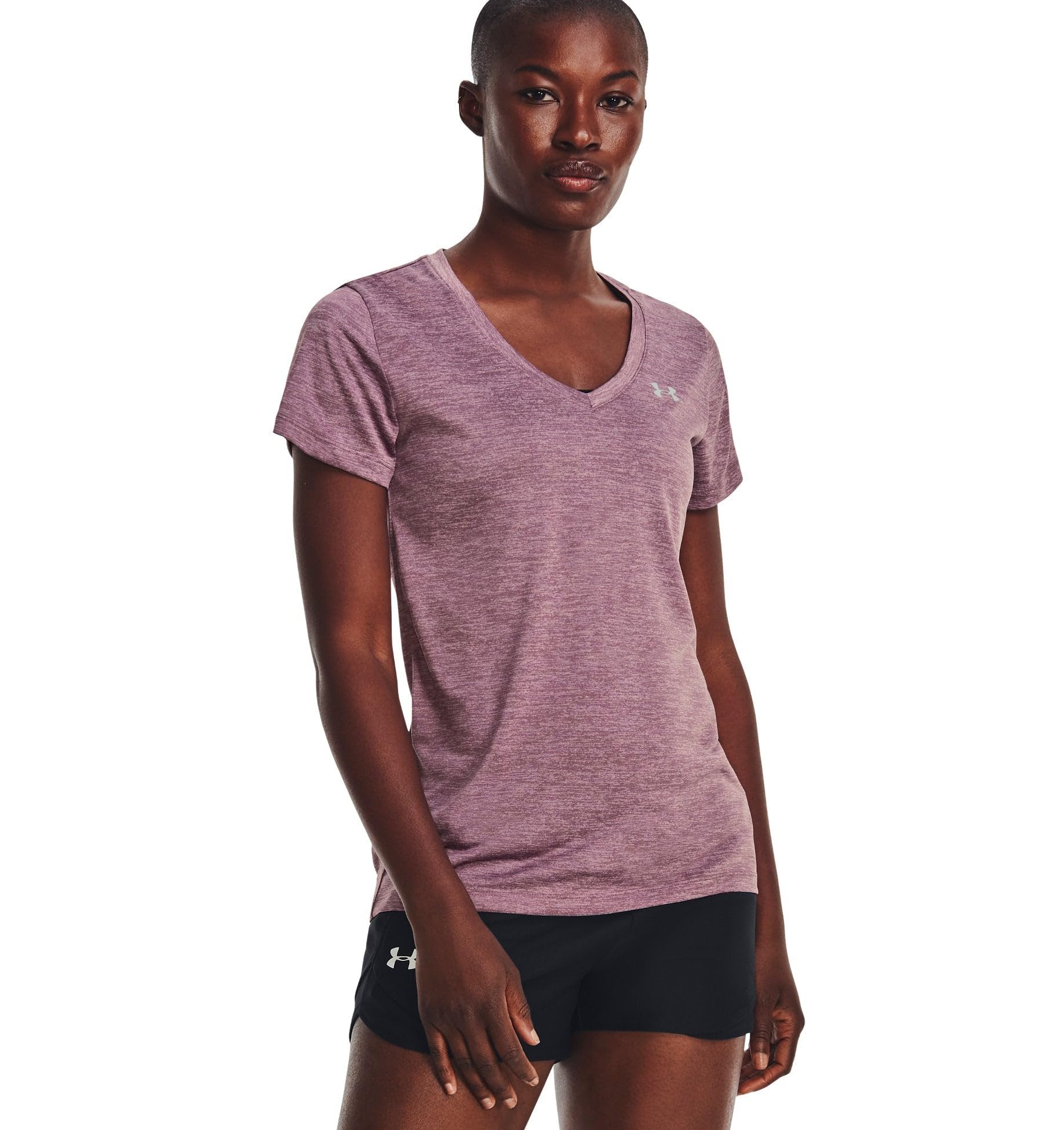 Under Armour Women's UA Tech™ Twist V-Neck Short Sleeve Tech SSV- Twist Mujer (Pack de 1) — view 83