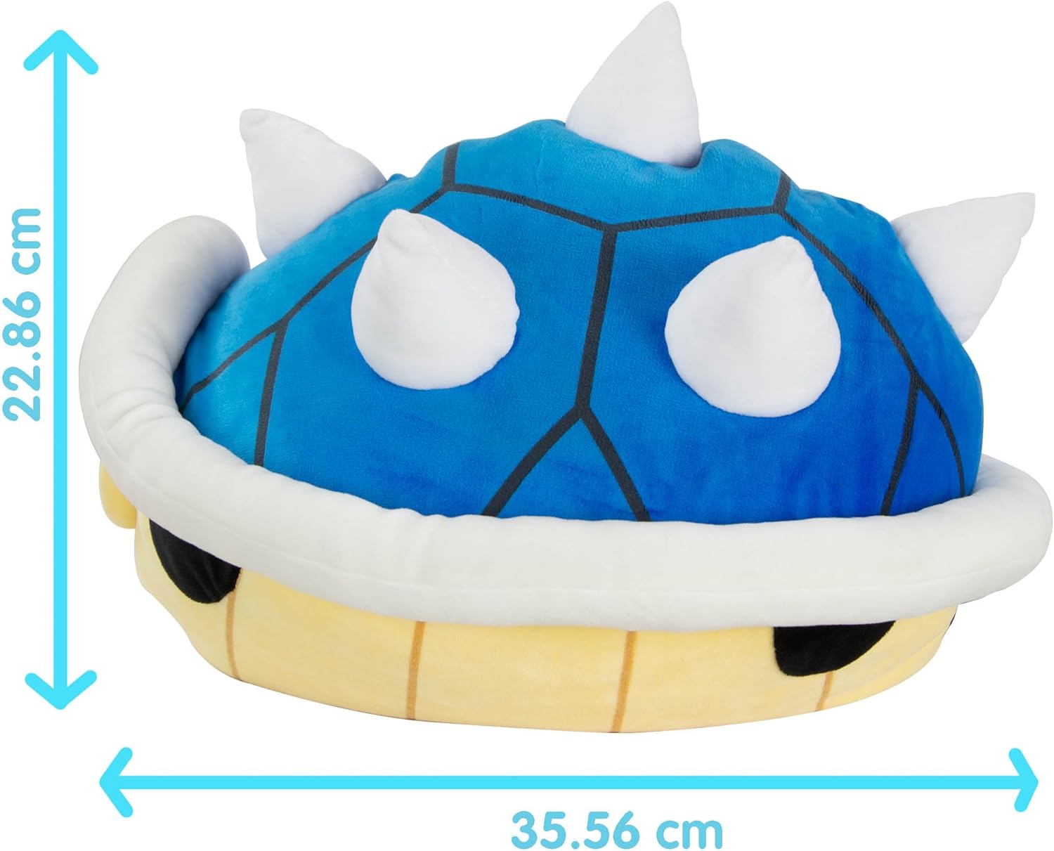Club Mocchi Mocchi Mario Kart Plushies - Spiny Shell Plushie - Squishy Toys - Collectible Mario Figures and Cute Stuffed Animals - Holiday Gifts and Stocking Stuffers for Kids - 15 Inch