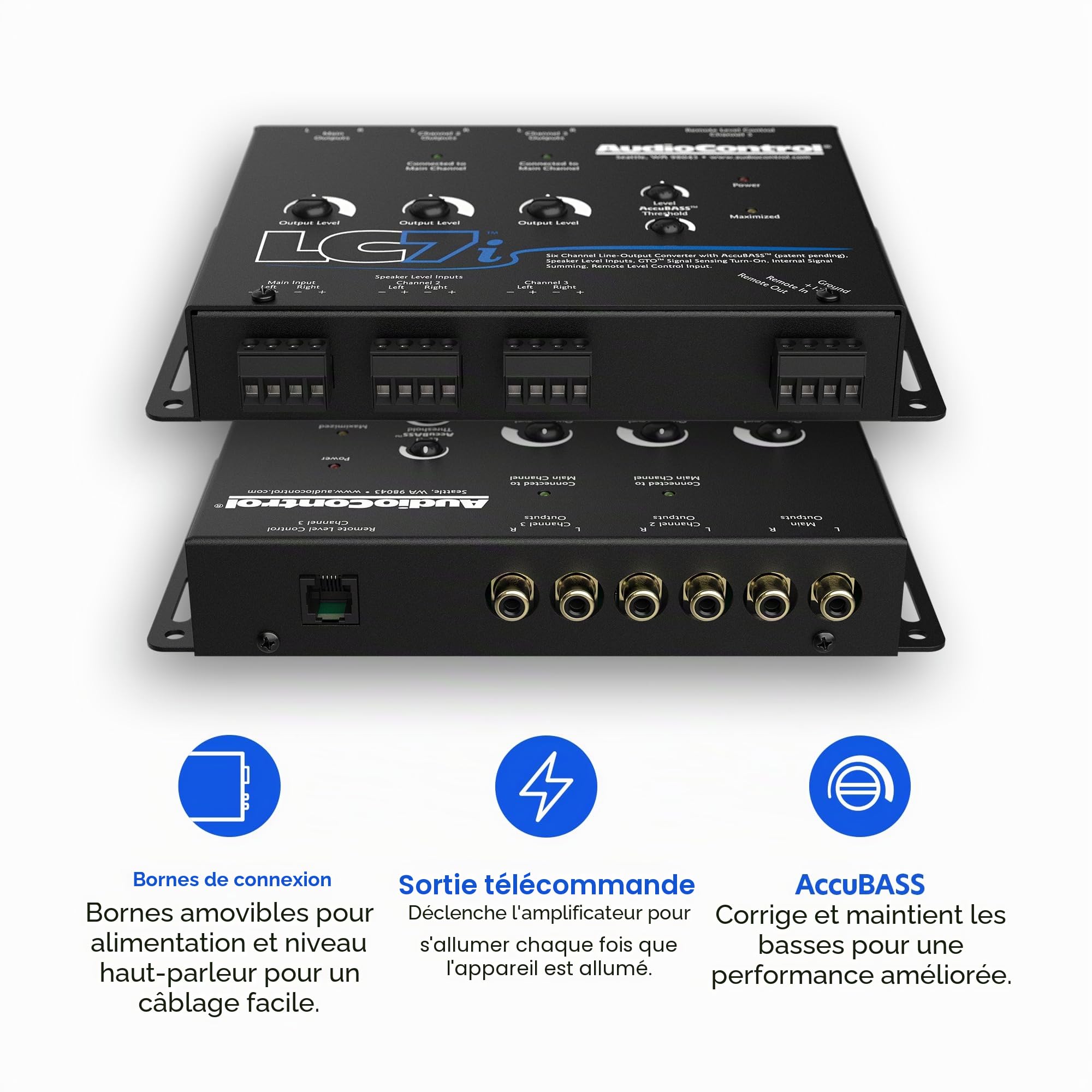 Audio Control Convertisseur de sortie 6 Ch Accu