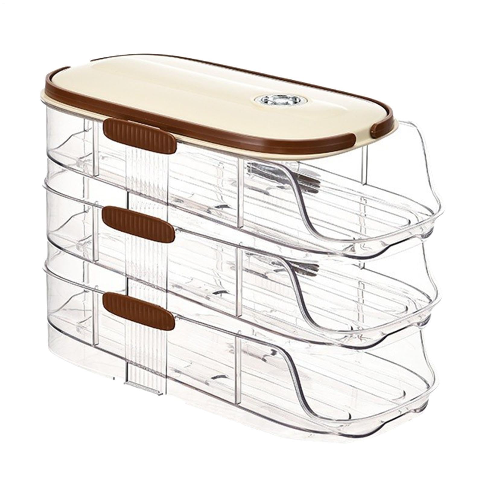 Eierspender für den Kühlschrank,Rolldown-Kühlschrank-Eierspender,3