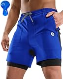 Mens Mountain Bike Shorts 3D Padded MTB Shorts Bicycle Biking Biker Baggy Cycling Shorts with Zipper Pockets
