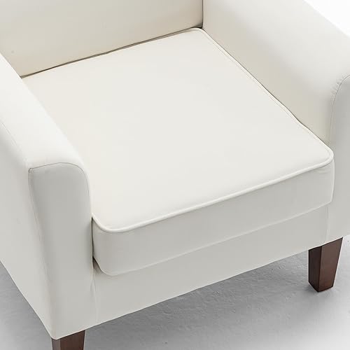 Miniatura 42 de Container Furniture Direct Silla de brazo contemporánea con marco de madera de abedul y tapicería de terciopelo, sillón para decoración de oficina y