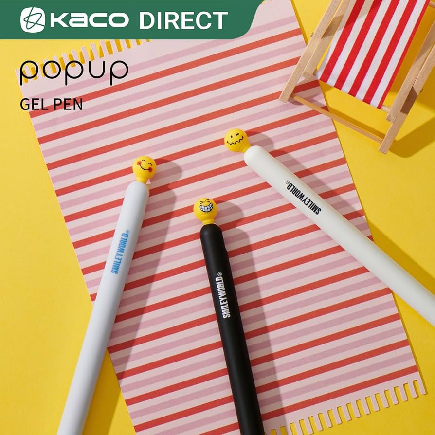 kaco♩⋆* Amazon.com: KaCo ROCKET Gel Pens Cute Stationery 3 Pieces