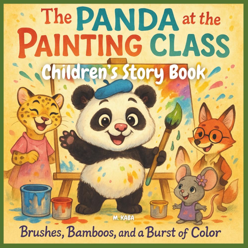 Children's Story Book : The Panda at the Painting Class: Brushes, Bamboos, and a Burst of Color