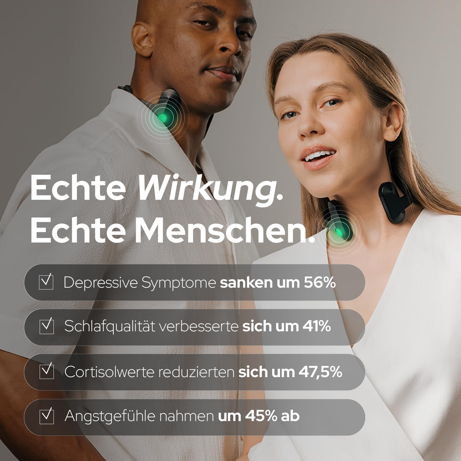 Pulsetto FIT (V2) Wellness-Wearable – Gerät zur Unterstützung von Entspannung, Schlaf und täglichem Wohlbefinden