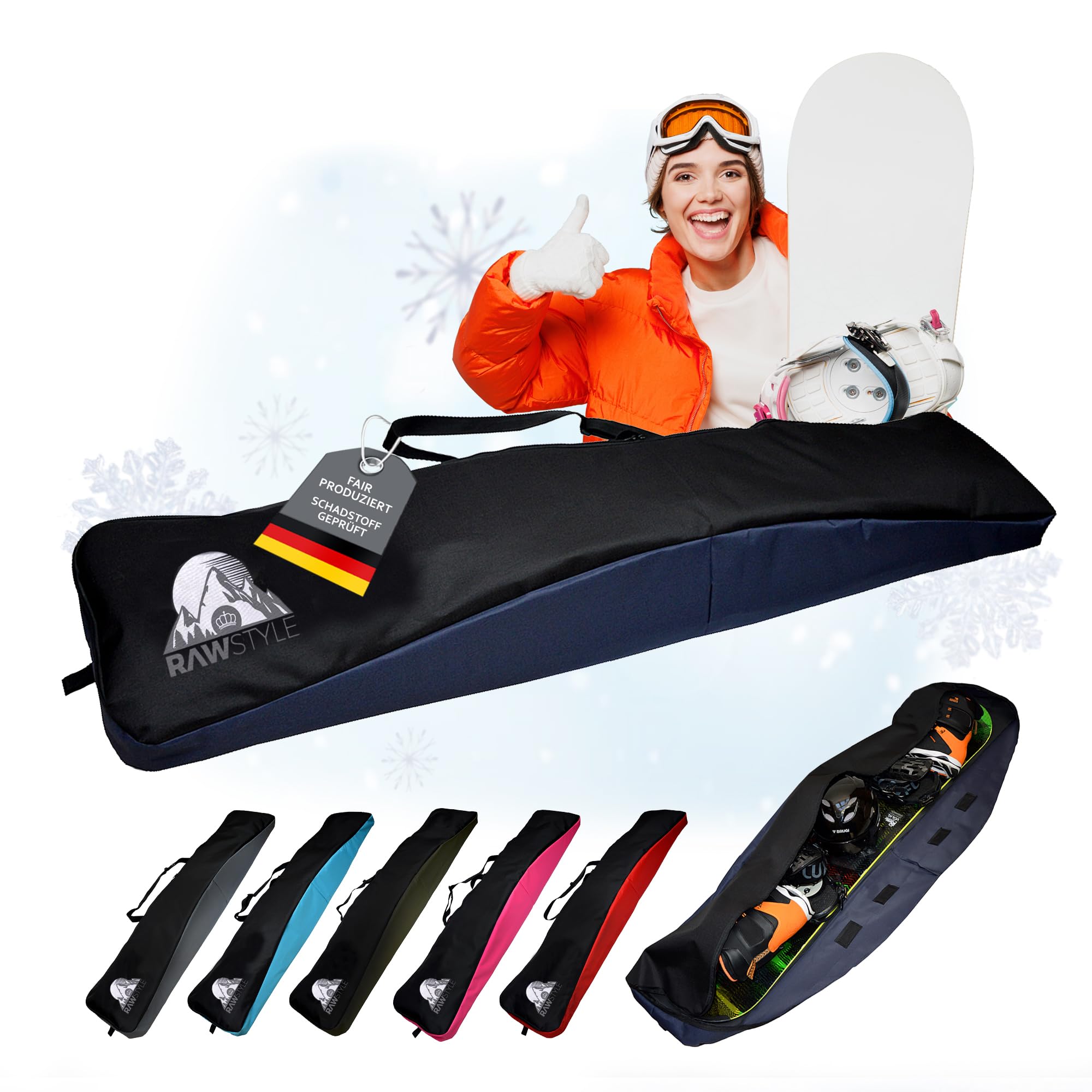Rawstyle Sac de snowboard - Taille XXL - 170 cm
