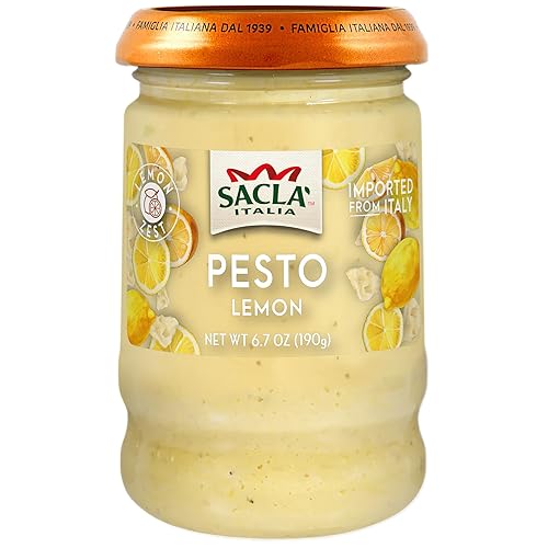 SACLA Lemon Pesto | Bright & Citrusy Italian Pesto Sauce