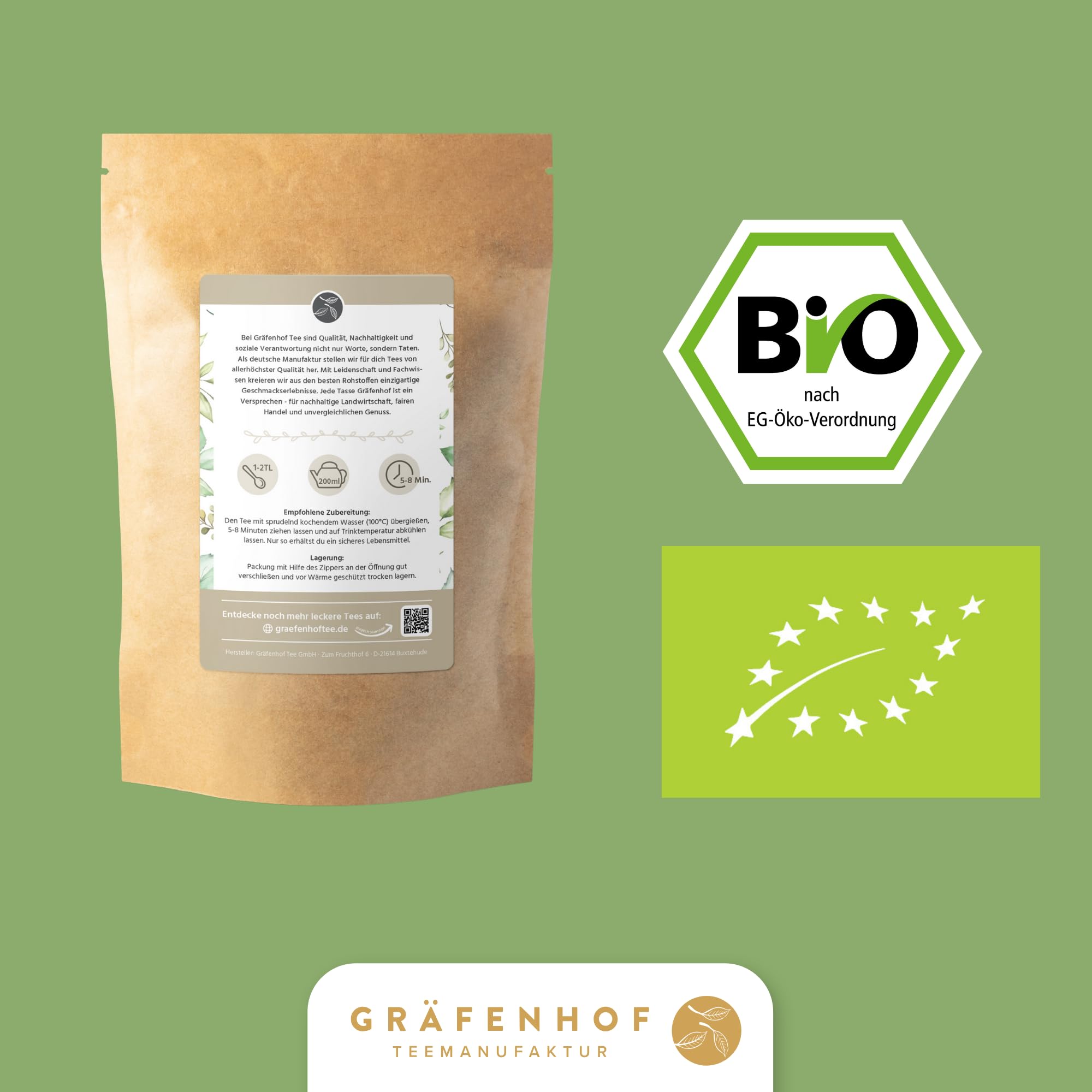 Bittertee Bio loser Kräutertee mit Bitterstoffe, 1000g, natürliche Bitterkräuter Lebertee mit Mariendistel, Löwenzahn, Beifuß, Alternative Bittertropfen, Kapseln, Tabletten