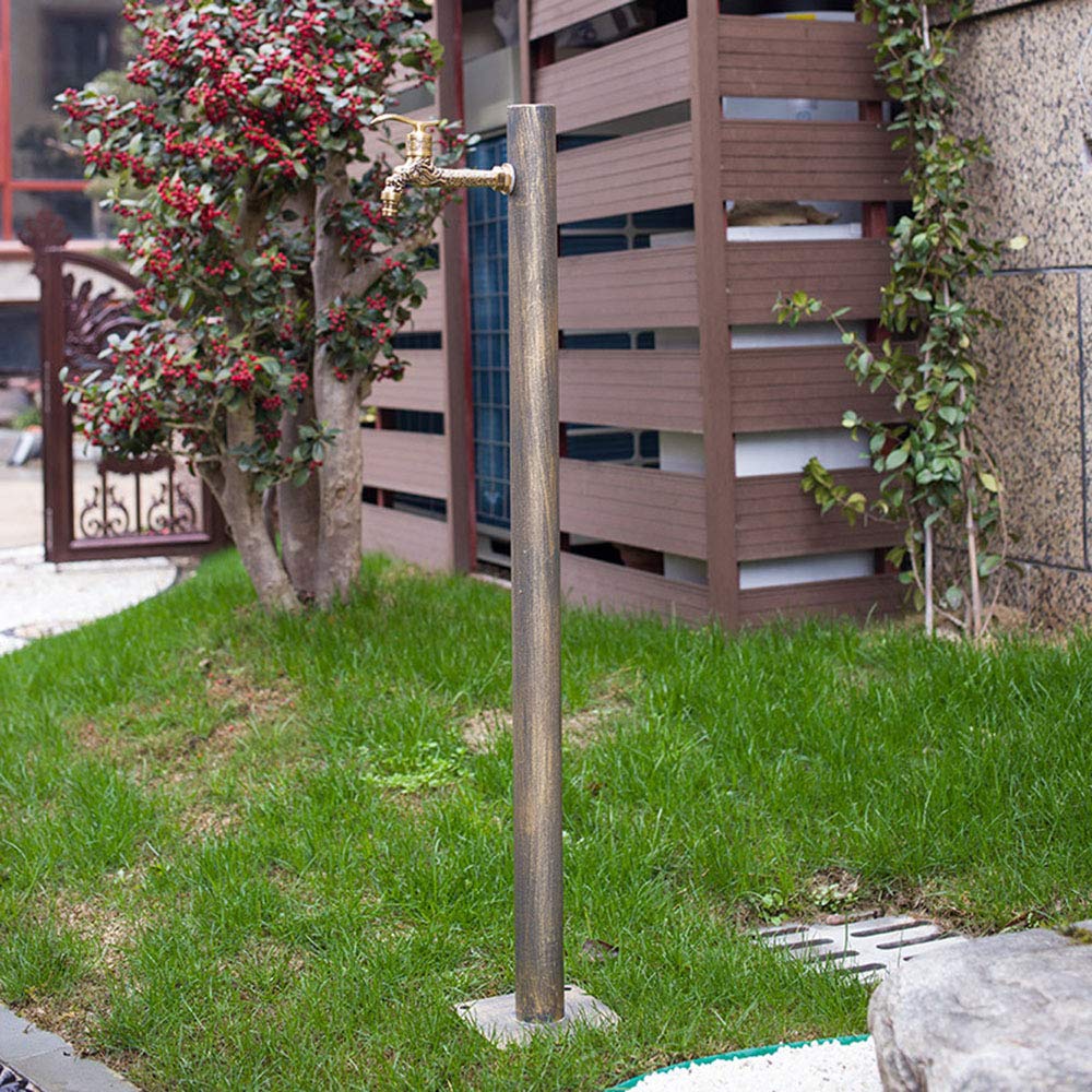 Amazon | Homelava 水栓柱 SUS304ステンレス立水栓（蛇口付き）屋外で