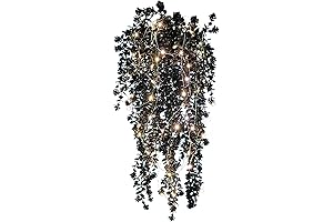 Hanging Flowers with Lights