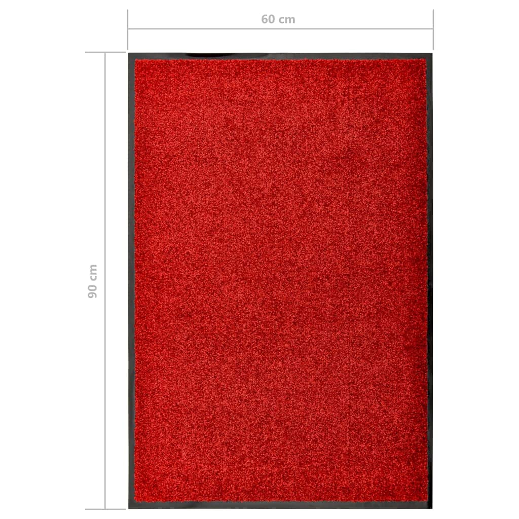 Felpudo 60x90cm Rojo