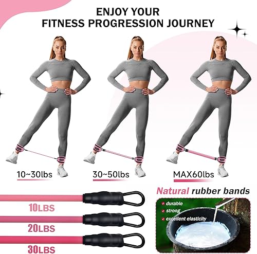 Miniatura 2 de Bandas de resistencia de tobillo, pesas de tobillo, equipo de ejercicios de glúteos y parte inferior del cuerpo, equipo de pilates para tobillo,