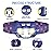 LHKNL Headlamp Flashlight, Lumen Ultra-Bright LED Rechargeable Headlight with White Red Light,2-Pack Waterproof Motion Sensor Head Lamp,8 Modes for Outdoor Camping Running Fishing- Blue