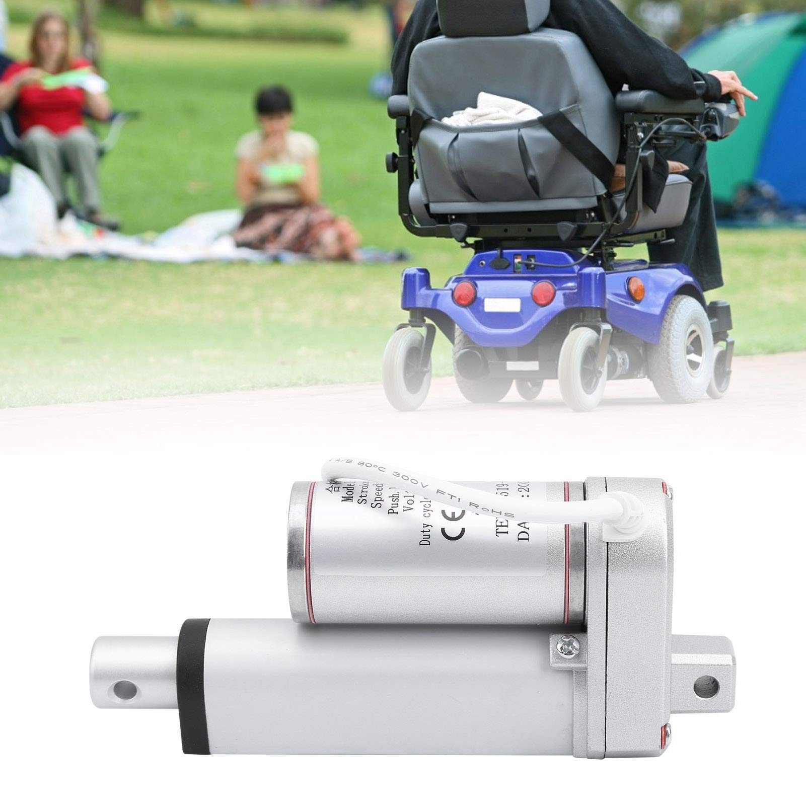 Attuatore Lineare Elettrico Motore 100 Kg Carico 50 Mm Corsa 12 Mm/S CC per Tavolo Elevatore TV, Lettino da Massaggio, Letto Elettrico, Apparecchiatura Elettrica, Apparecchiatura