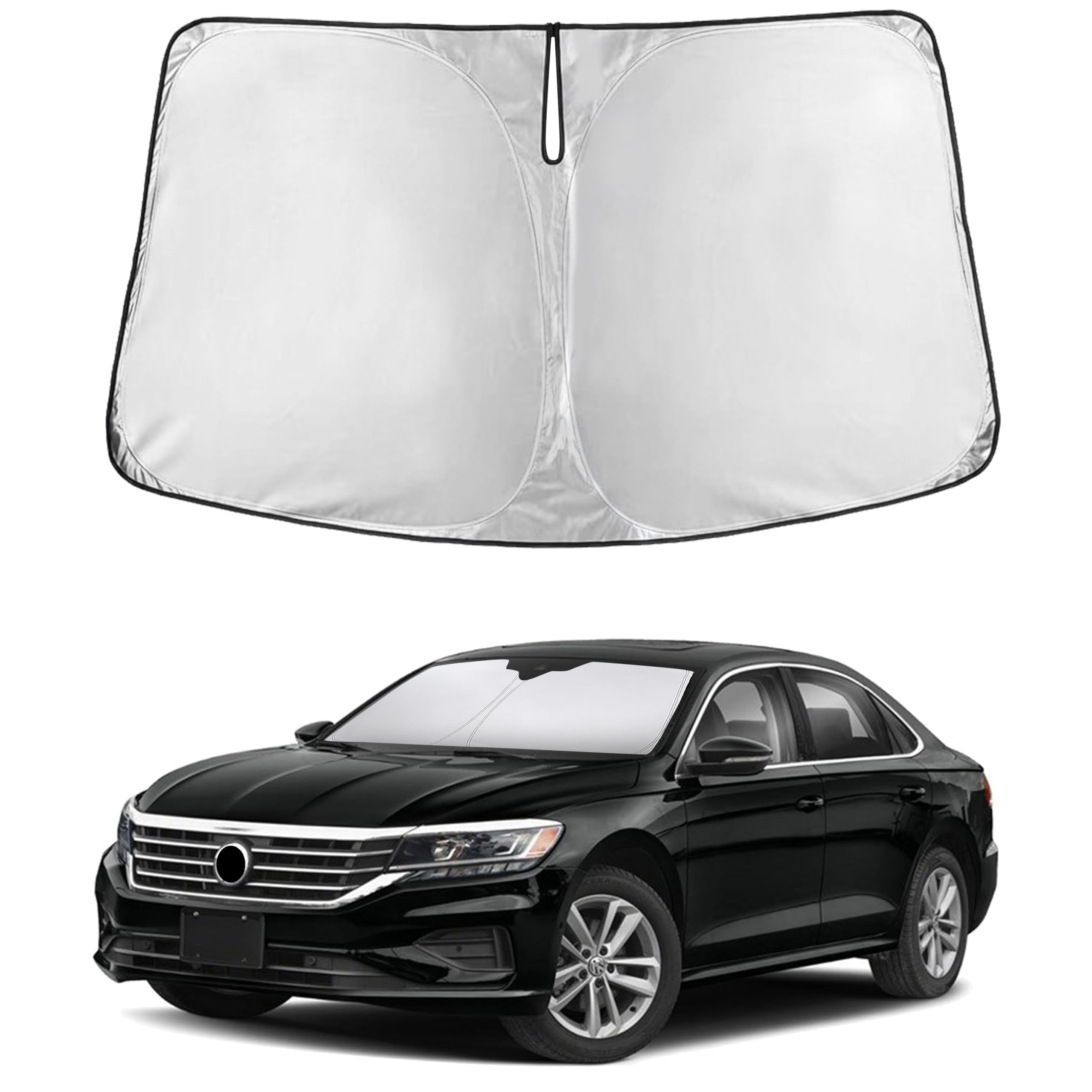 EcoNour Windshield Sunshade Compatible for Volkswagen VW Passat 2012-2022