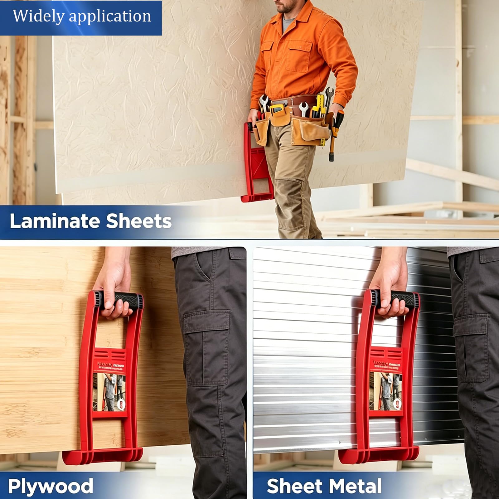 Plywood Panel Carriers - 2 Pack -3