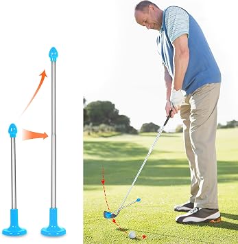 Golf Training Aid, Magnetic Club Alignment Stick, Swing Aim Tool