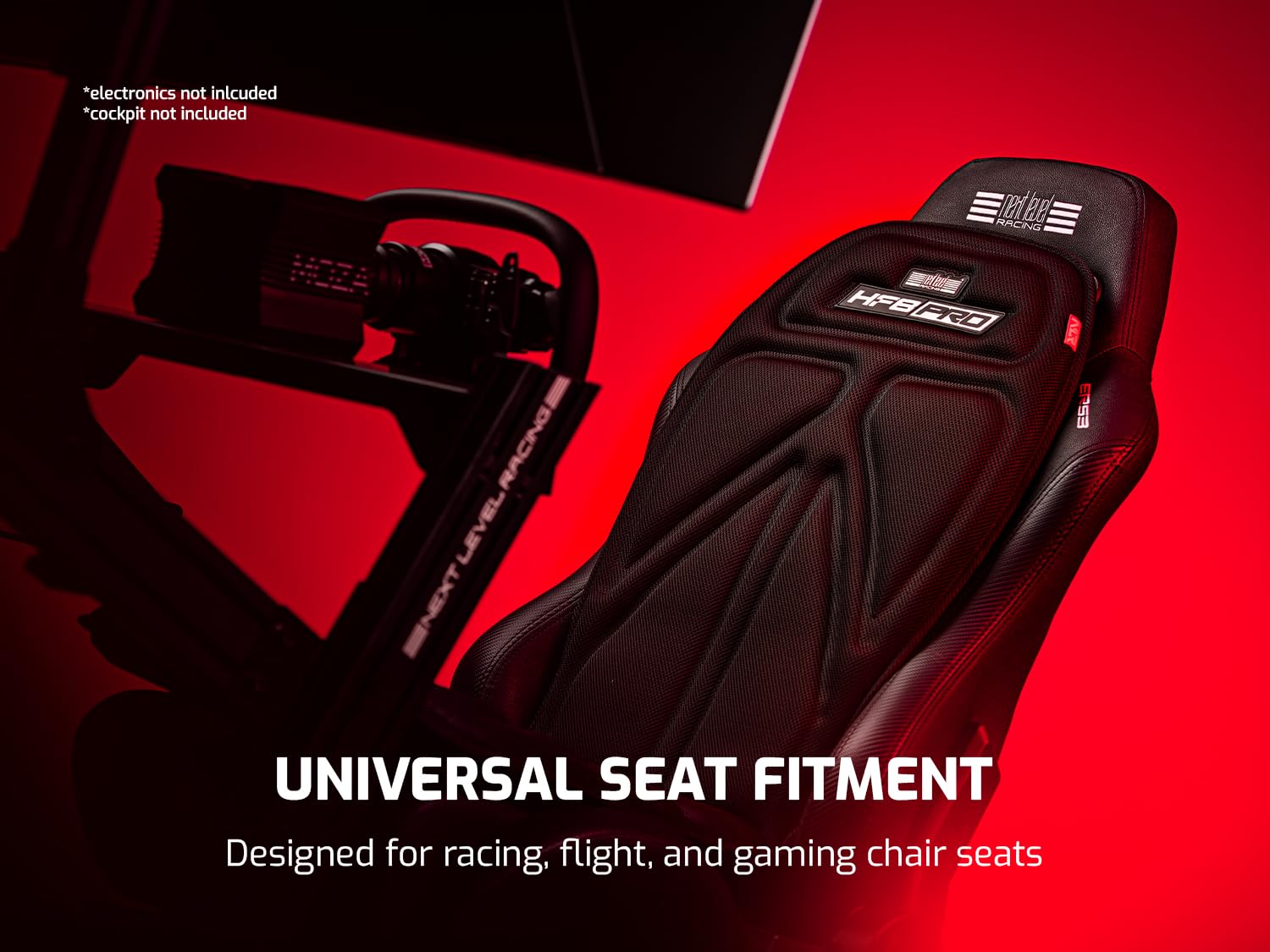 Next Level Racing HF8 Pro Haptic Feedback Tappetino da Gioco (NLR-G006)