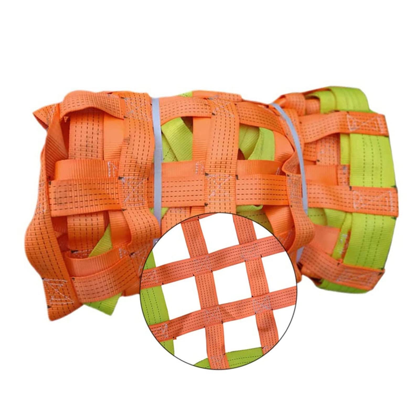 Correas De Red De Elevación - Red De Carga De Poliéster, Red De Elevación De Eslinga Plana De Poliéster, Para Cargar Y Descargar Carga, Capacidad De Carga: 0,3-3,5 T ( Size : 1.5 X 1.5M/Mesh 10cm/Load