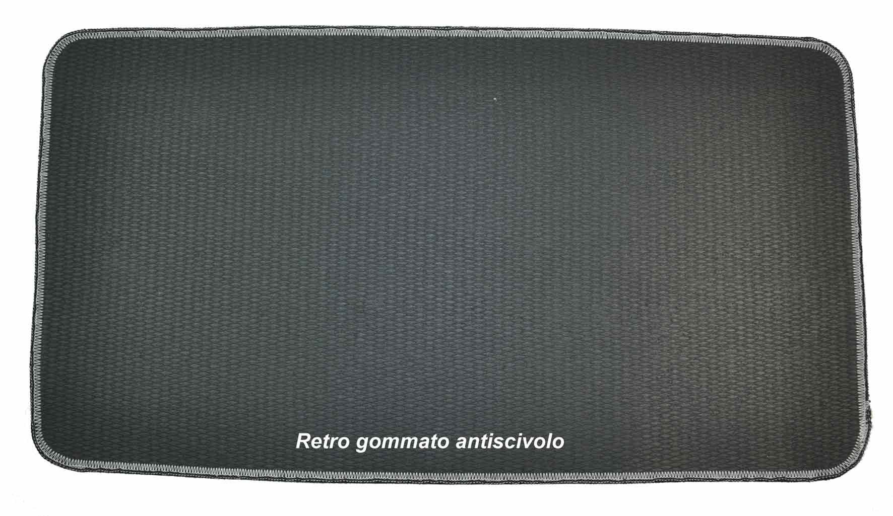 Spiral Liscio tappeto cucina largo 50 cm