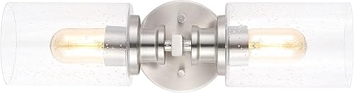 Miniatura 8 de JONATHAN Y JYL7577C Jules Edison - Cilindro de 16.5 pulgadas, 2 luces de hierrovidrio sembrado, estilo casa de campo, contemporáneo, LED, rústico,