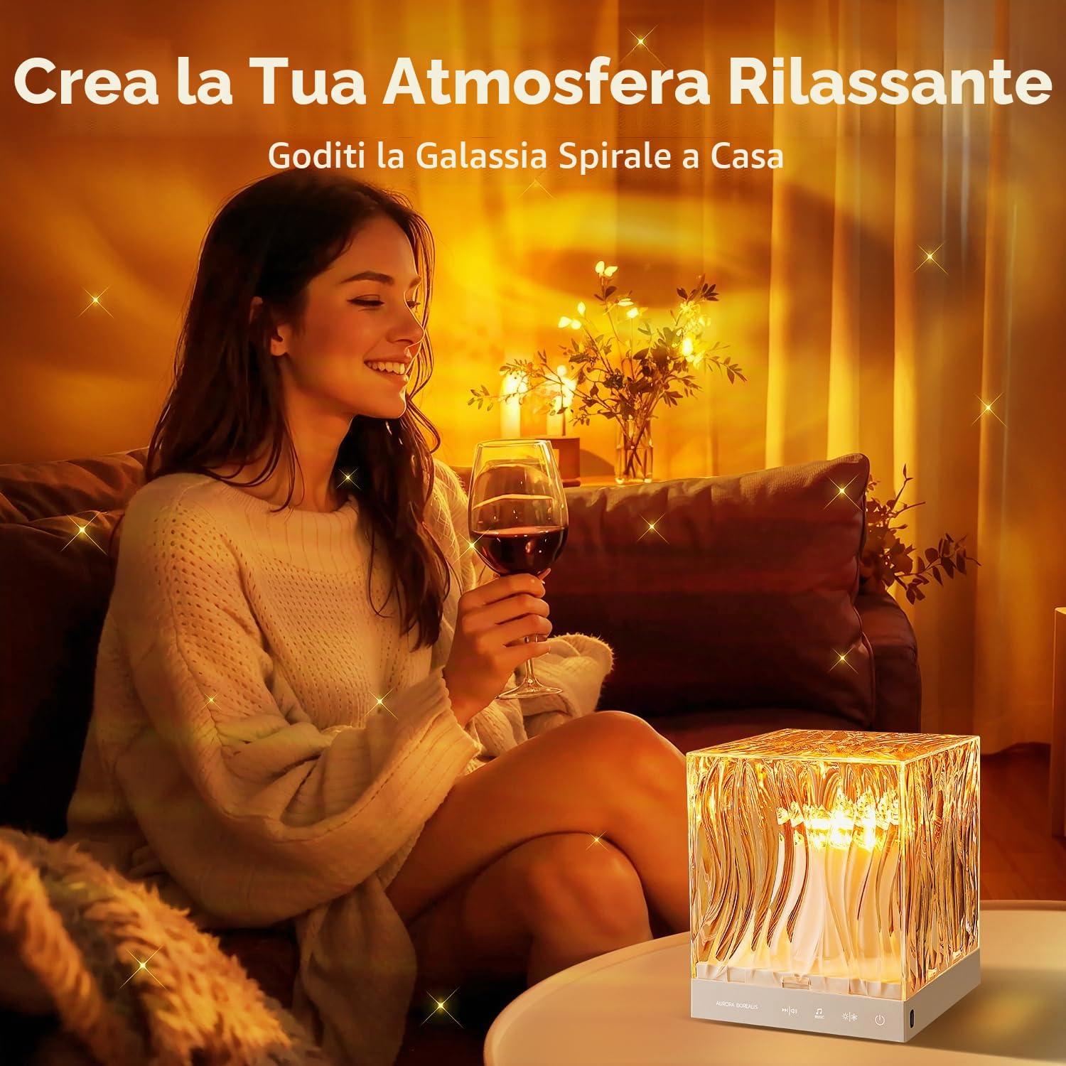 Proiettore cielo stellato per bambini, 18 modalità luce nordica, proiettore Galaxy Projector, 15 bianco rumore, luce notturna cielo stellato, proiettore Bluetooth Ocean Lamp Aurora Light,Skylight
