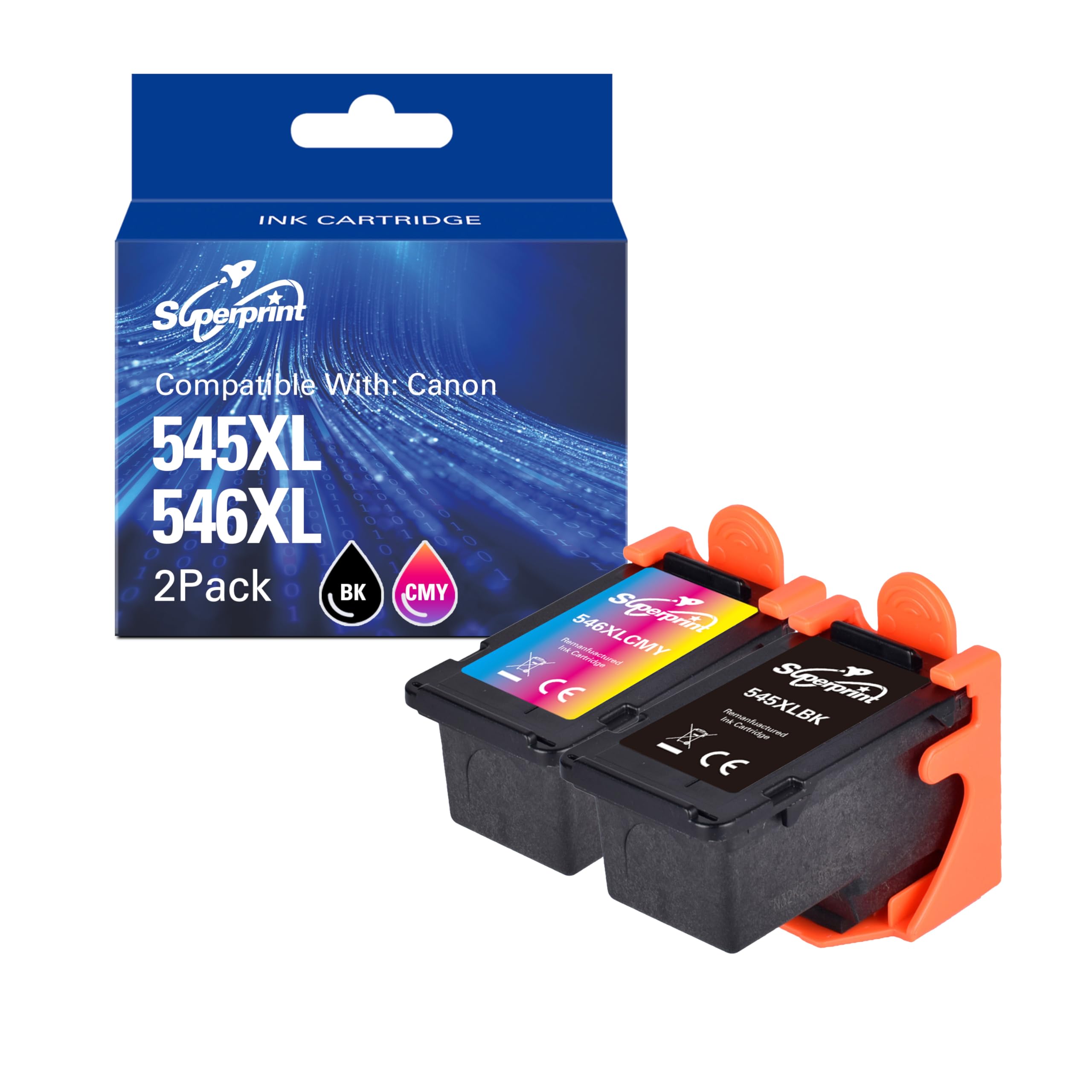 Cartuccia compatibile con cartucce d'inchiostro Canon 545/546XL