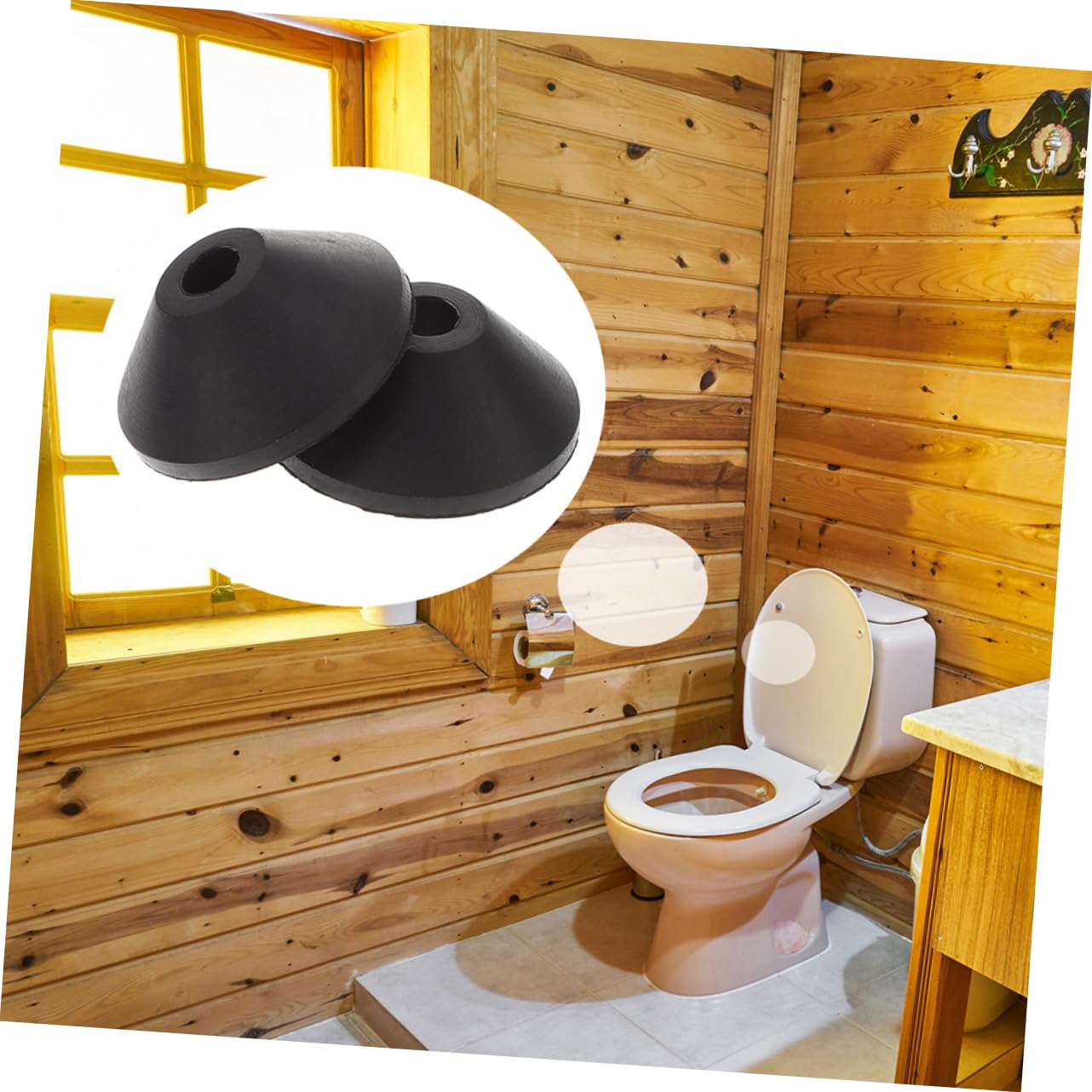 jojofuny 150pièces Rondelles Caoutchouc Pour Vis De Toilette Joints Étanches Coniques Caoutchouc Pour Réservoirs Eau Remplacement Et Facile à Installer