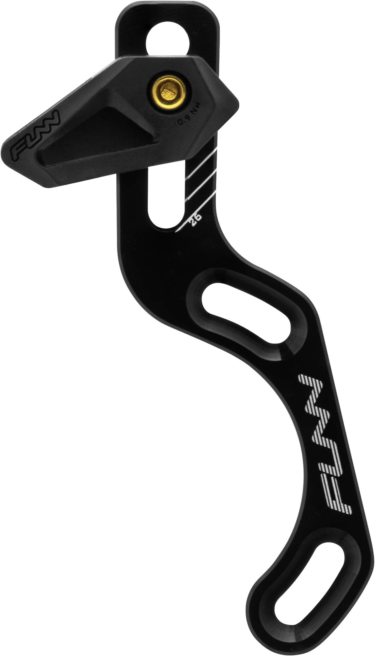 Funn Zippa Lite Centrale 26/36 T Chain Guide, Black, One