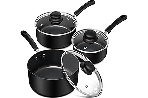 Michelangelo Pots and Pans Set: Premium Non-Stick Cooking Essentials