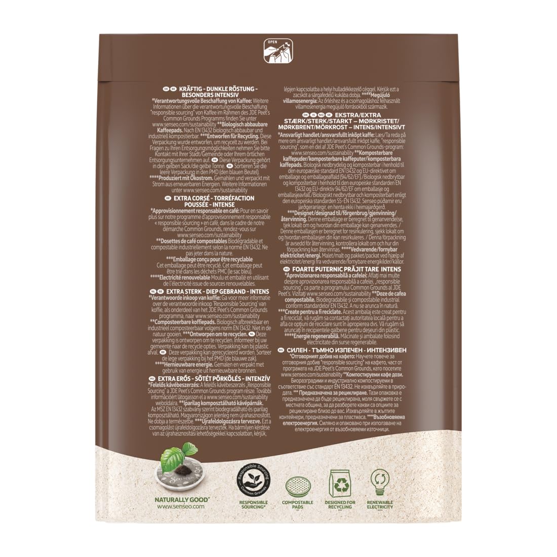 Senseo Extra starke Kaffeepads, 10 x 36 Pads